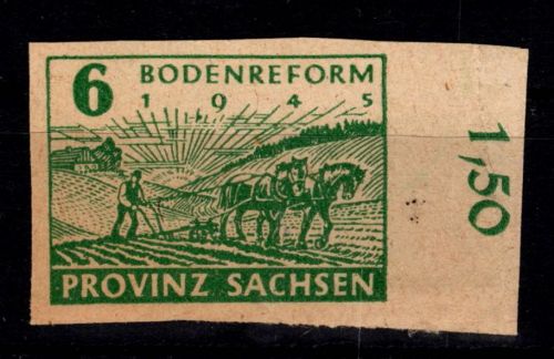 SBZ 85 V postfrisch Plattenfehler #DER35