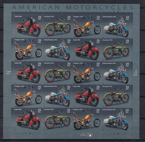 USA 4157-4160 postfrisch als Folienbogen #OV206