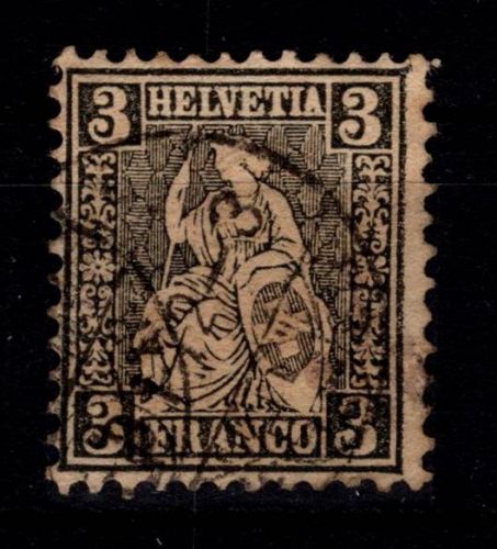 Schweiz 21 gestempelt #OV243