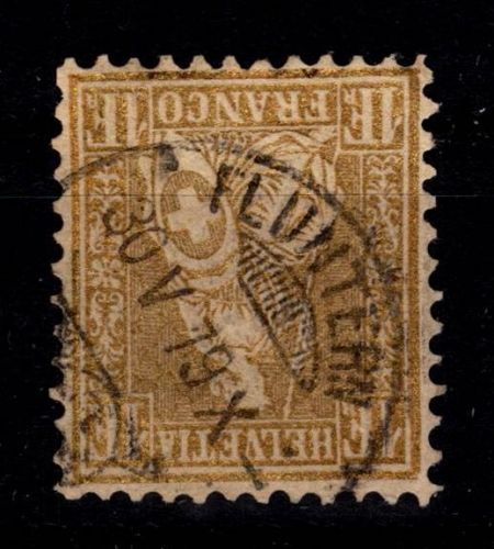 Schweiz 28 gestempelt #OV244