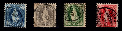 Schweiz 67-70 gestempelt #OV247