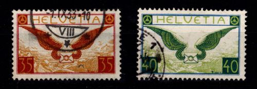 Schweiz 233-234 gestempelt #OV271