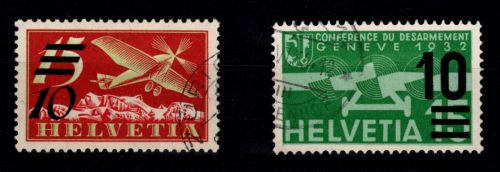 Schweiz 285-286 gestempelt #OV272