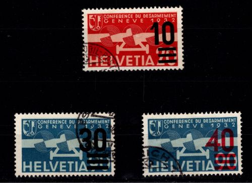 Schweiz 291-293 gestempelt #OV273