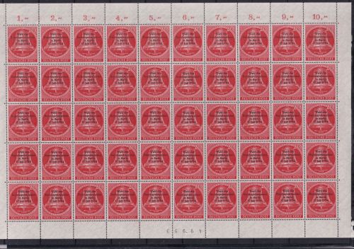 Berlin 118 postfrisch als 50er Bogen #OV339