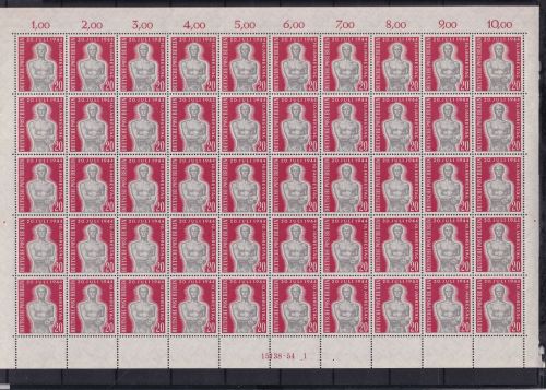 Berlin 119 postfrisch als 50er Bogen #OV341