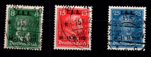 Deutsches Reich 407-409 gestempelt #OV368