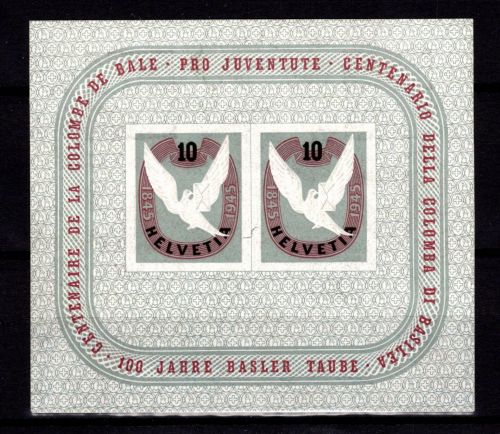 Schweiz Block 12 mit Falz #OV385