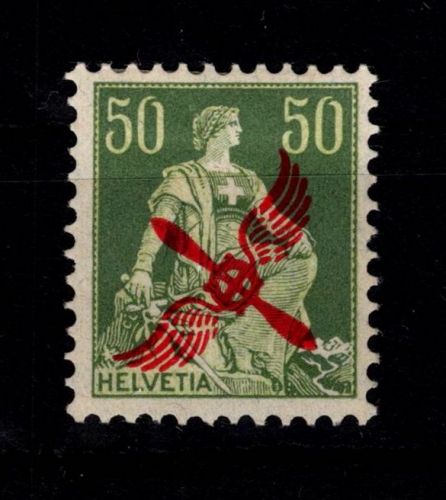 Schweiz 145 mit Falz #OV396