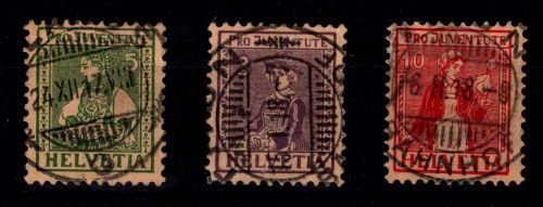 Schweiz 130-132 gestempelt #OV398