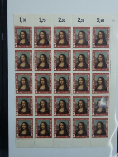 BRD 148 II postfrisch rechter halber Bogen #DBR02