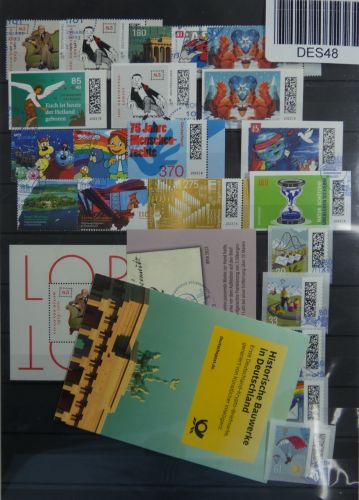 BRD Jahrgang 2023 kplt. inkl. Selbstklebender gestempelt Ersttagsstempel #DES48
