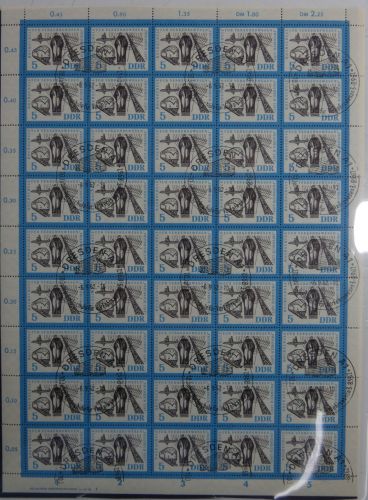 DDR 961 gestempelt mit PLF 961I und DM fehlend! #OL011