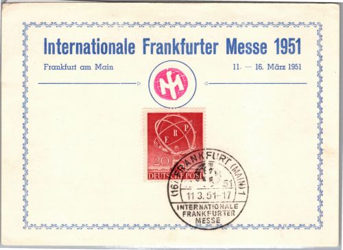 Berlin 71 auf Ausstellungskarte mit Sonderstempel #DBO89