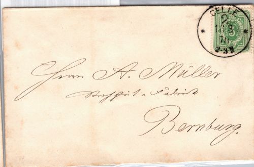 Deutsches Reich 31 auf Brief als Einzelfrankatur #DBP59