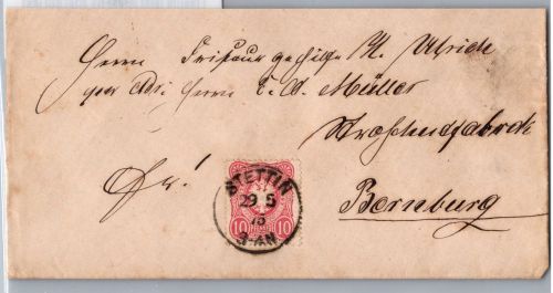 Deutsches Reich 33 auf Brief als Einzelfrankatur #DBP65