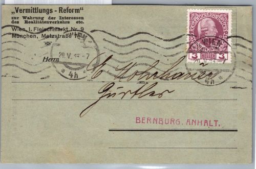 Österreich 163 auf Postkarte Werbung #DBP75
