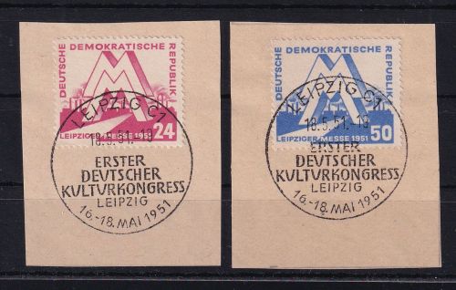 DDR 282-283 gestempelt