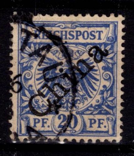 Deutsche Auslandspostämter China 4 I gestempelt #DBV63