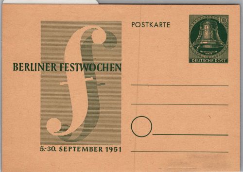 Berlin P 26 als Ganzsache ungebraucht #DCG91