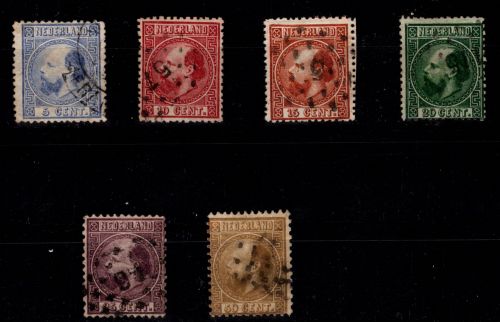 Niederlande 7-12 gestempelt #DCH82