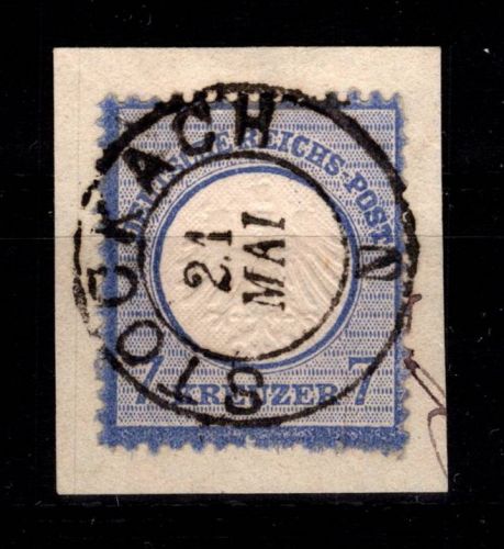 Deutsches Reich 10 gestempelt auf Briefstück #DCH92