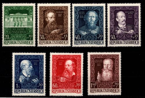 Österreich 878-884 postfrisch