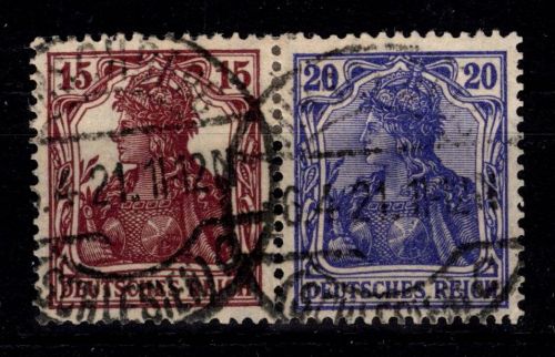 Deutsches Reich Zd W 14 gestempelt Infla geprüft #DCI59