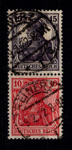 Deutsches Reich S 9 cb gestempelt geprüft Infla #DCI61