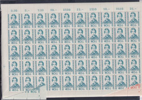 BRD 222-225 im Bogen postfrisch ungefaltet #DBR31