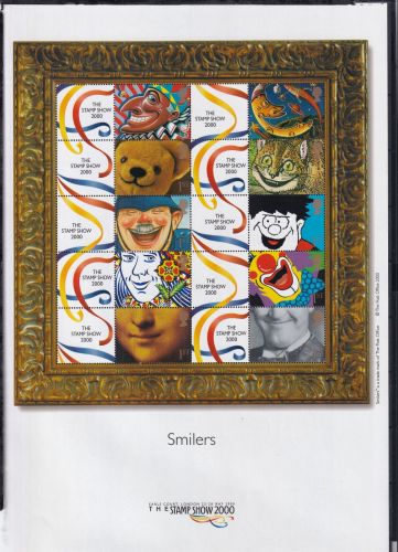 Großbritannien 1327 II-1336 II postfrisch Kleinbogen Smilers "Stamp Show" #DEN45