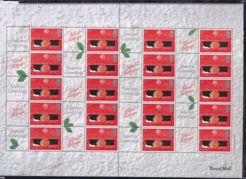 Großbritannien 1596 postfrisch Smilers Bogen "Greetings" 2000 #DEN48