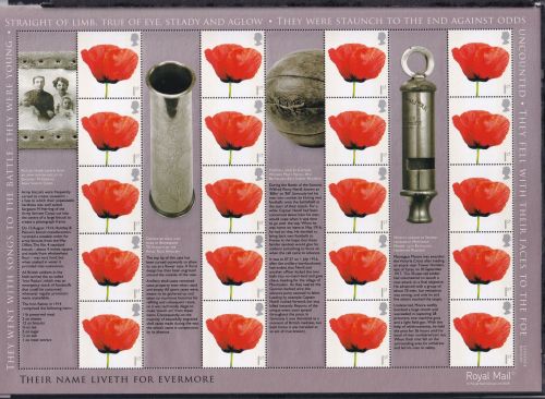 Großbritannien 2692 II postfrisch Smilers Bogen "Their Name" 2008 #DEN55