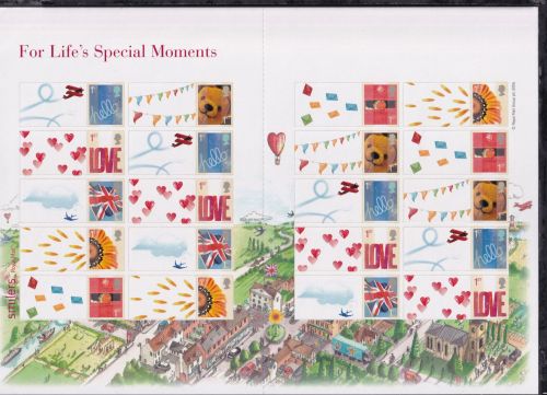 Großbritannien 2338 II-2343 II postfrisch Smilers Bogen "Moments" 2006 #DEN69