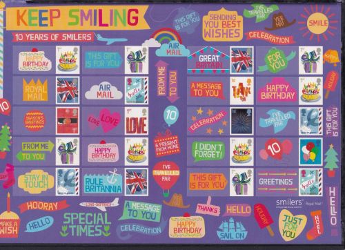 Großbritannien 2341 II u.a. postfrisch Smilers Bogen "Smiling" 2010 #DEN70