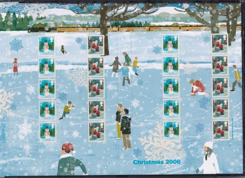 Großbritannien 2463 II-2464 II postfrisch Smilers Bogen "Christmas" 2006 #DEN72