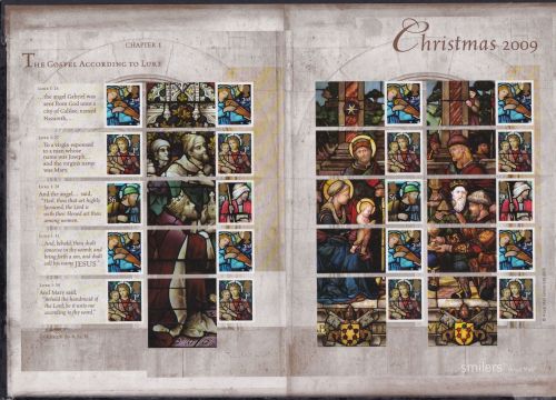 Großbritannien 2832 II-2838 II postfrisch Smilers Bogen "Christmas" 2009 #DEN74