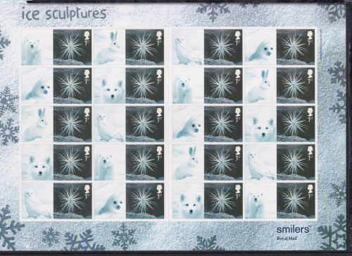 Großbritannien 2165 II postfrisch Smilers Bogen "Ice Sculptures" 2003 #DEN83