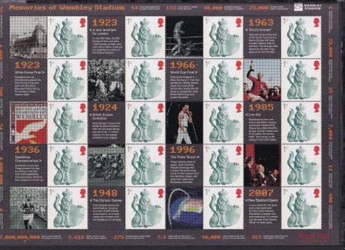 Großbritannien 2525 II postfrisch Smilers Bogen "Memories" 2007 #DEN96