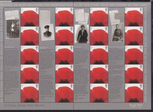 Großbritannien 2598 postfrisch Smilers Bogen "Letters From" 2007 #DEN99