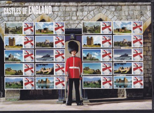 England 27 postfrisch Smilers Bogen "Castles of England" #DEO17