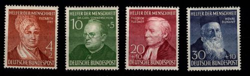 BRD Bund 156-159 mit Falz #DET01