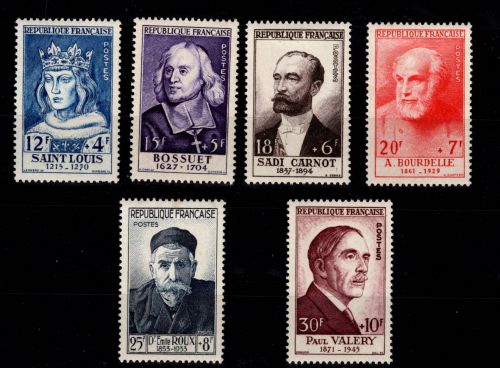 Frankreich 1015-1020 mit Falz #DET10