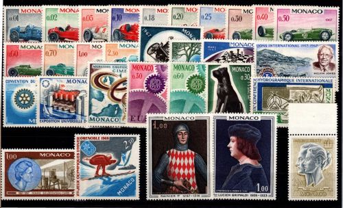 Monaco Jahrgang 1967 ohne Mi. Nr. 869 postfrisch #OB352