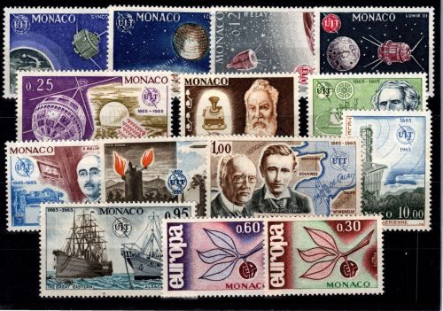 Monaco Jahrgang 1965 postfrisch #OB354