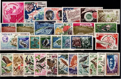 Monaco Jahrgang 1962 postfrisch #OB357