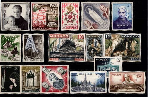 Monaco Jahrgang 1958 postfrisch #OB361