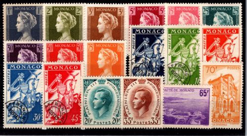 Monaco Jahrgang 1957 postfrisch #OB362