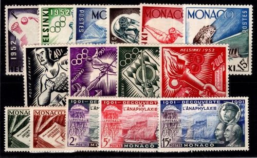 Monaco Jahrgang 1953 Mi. Nr. 470 m. Falz postfrisch #OB367