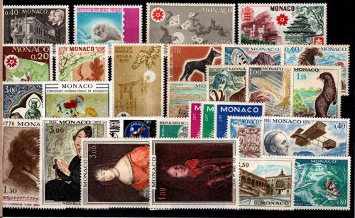 Monaco Jahrgang 1970 ohne Mi. Nr. 980-988 postfrisch #OB383